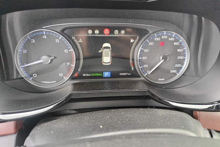 Used GAC Trumpchi GS8 2019 390T Two-Wheel Drive Luxury Smart Connectivity Version (7 Seats) Odometer Close Up
