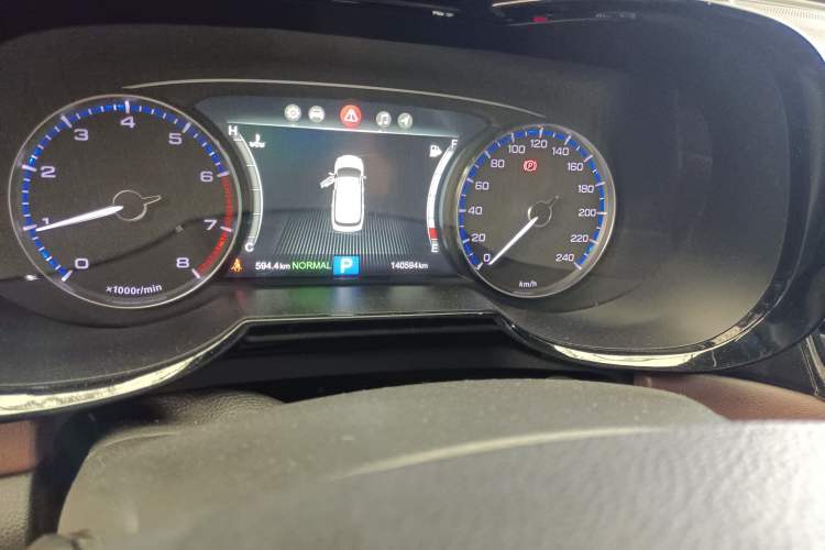 Used GAC Trumpchi GS8 2019 390T Two-Wheel Drive Luxury Smart Connectivity Version (7 Seats) Odometer Close Up