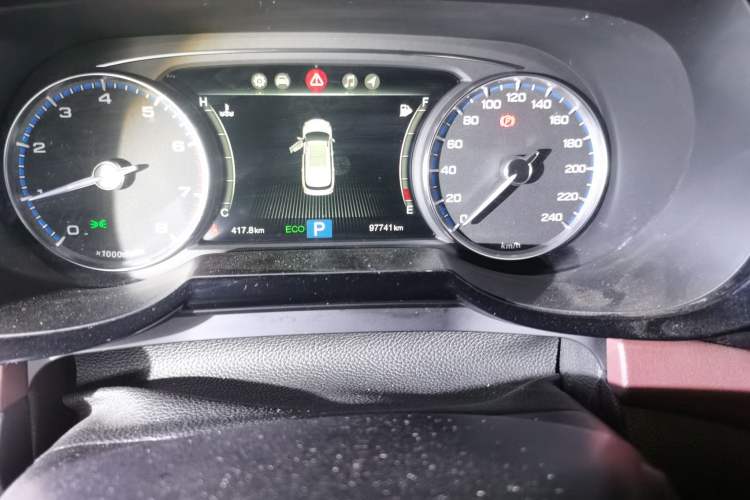Used GAC Trumpchi GS8 2019 390T Two-Wheel Drive Luxury Smart Connectivity Version (7 Seats) Odometer Close Up