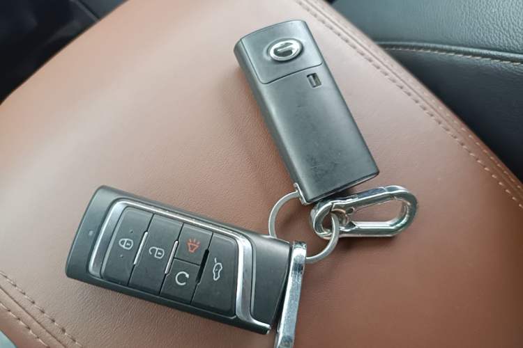 Used GAC Trumpchi GS8 2019 390T Two-Wheel Drive Luxury Smart Connectivity Version (7 Seats) Vehicle Key