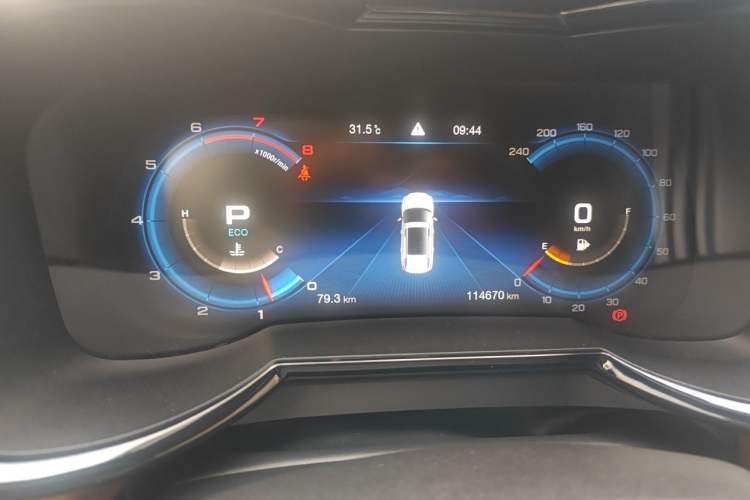 Used GAC Trumpchi GS8 2020 GS8S 390T Two-Wheel Drive Luxury Smart Connectivity Version Odometer Close Up