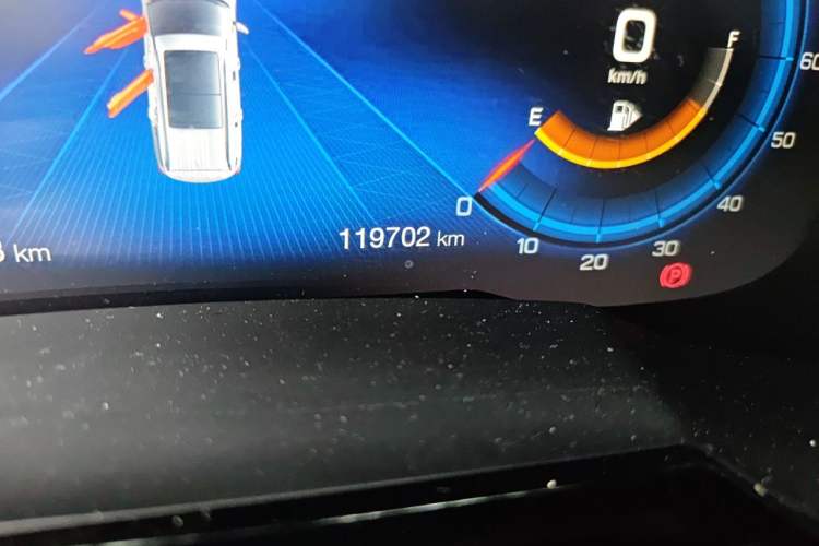 Used GAC Trumpchi GS8 2020 390T Four-Wheel Drive Prestige Edition (7 Seats) Odometer Close Up
