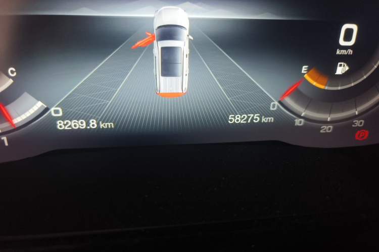 Used GAC Trumpchi GS8 2020 390T Two-Wheel Drive Luxury Smart Connectivity Version (7 Seats) Odometer Close Up