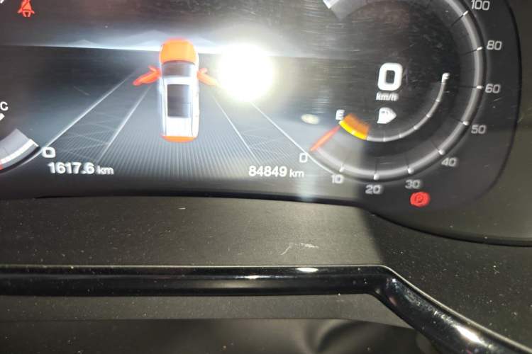 Used GAC Trumpchi GS8 2020 390T Two-Wheel Drive Luxury Smart Connectivity Version (7 Seats) Odometer Close Up