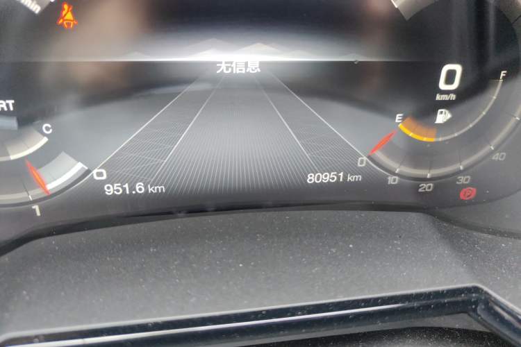 Used GAC Trumpchi GS8 2020 390T Two-Wheel Drive Prestige Version (7 Seats) Odometer Close Up