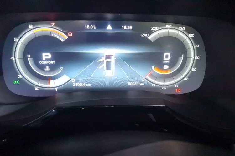 Used GAC Trumpchi GS8 2020 390T Two-Wheel Drive Luxury Smart Connectivity Version (7 Seats) Odometer Close Up