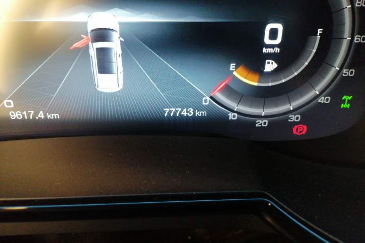 Used GAC Trumpchi GS8 2020 390T Four-Wheel Drive Luxury Smart Connect Edition (7 Seats) Odometer Close Up