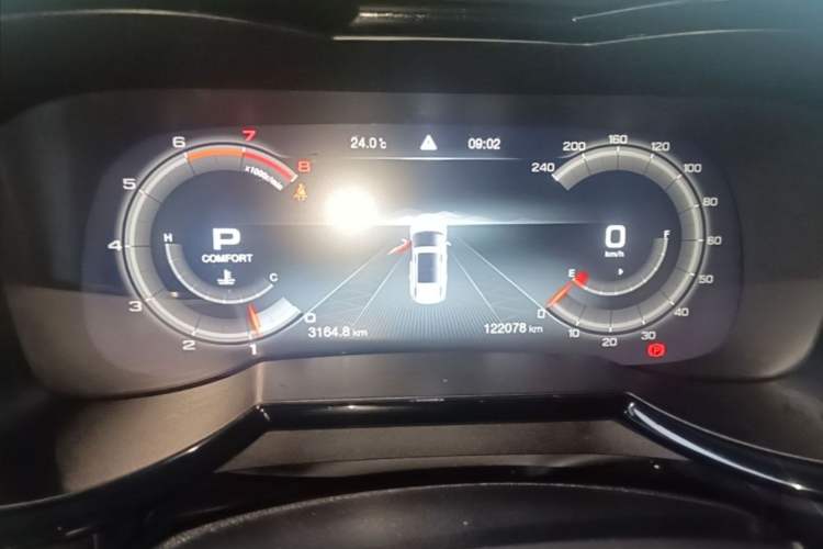 Used GAC Trumpchi GS8 2020 GS8S 390T Two-Wheel Drive Luxury Smart Connectivity Version Odometer Close Up