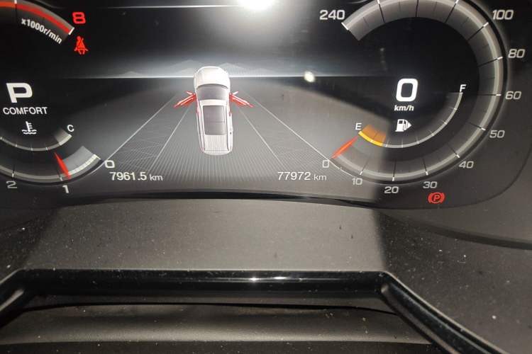 Used GAC Trumpchi GS8 2020 390T Two-Wheel Drive Luxury Smart Connectivity Commemorative Edition (7 Seats) Odometer Close Up
