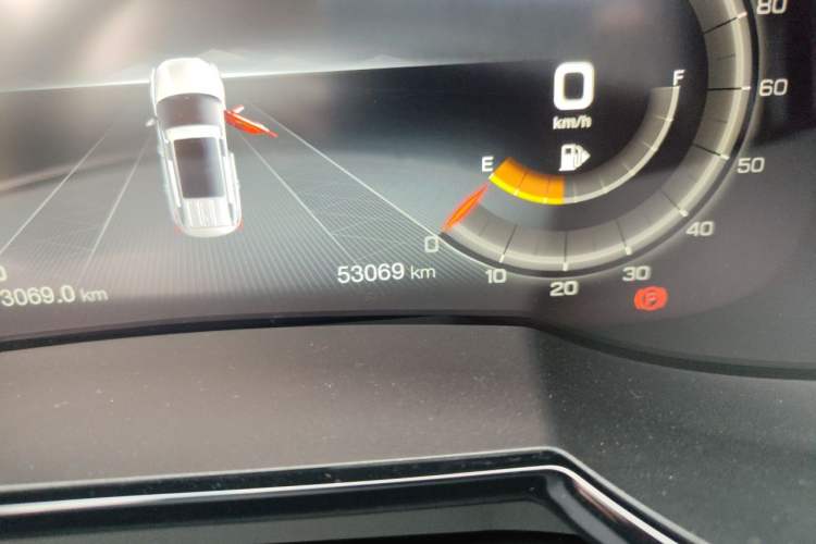 Used GAC Trumpchi GS8 2020 GS8S 390T Two-Wheel Drive Luxury Smart Connectivity Version Odometer Close Up