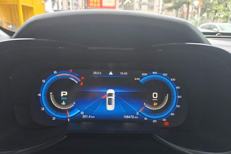 Used GAC Trumpchi GS8 2020 390T Two-Wheel Drive Luxury Smart Connectivity Version (7 Seats) Odometer Close Up