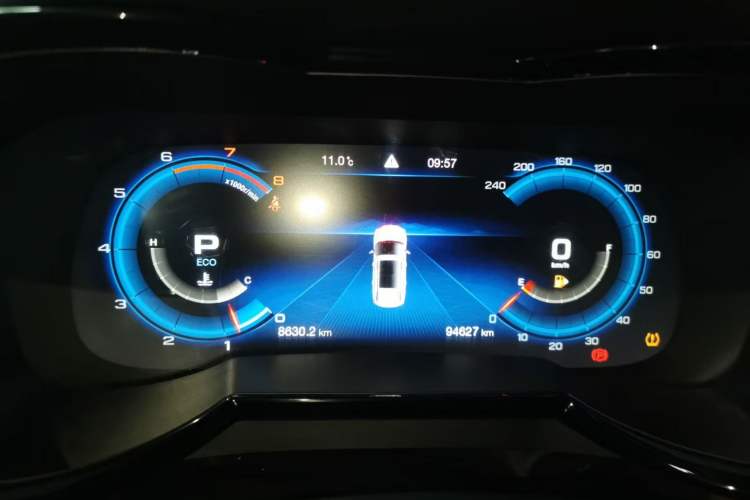 Used GAC Trumpchi GS8 2020 GS8S 390T Two-Wheel Drive Luxury Smart Connectivity Version Odometer Close Up