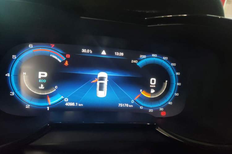 Used GAC Trumpchi GS8 2020 390T Two-Wheel Drive Luxury Smart Connectivity Version (7 Seats) Odometer Close Up