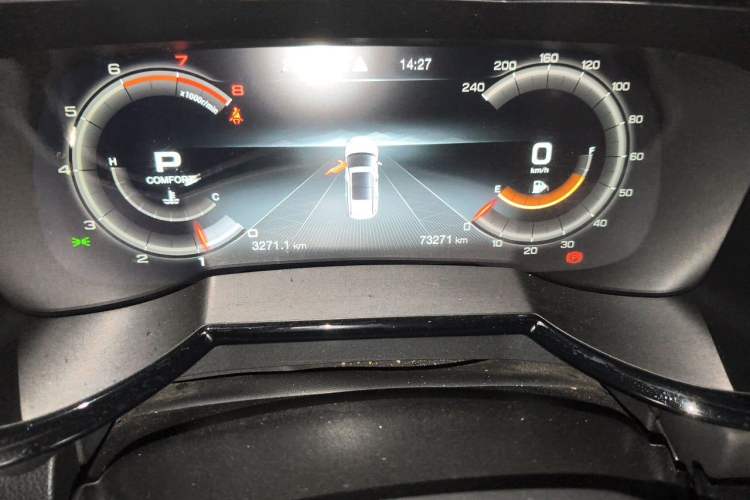 Used GAC Trumpchi GS8 2020 390T Two-Wheel Drive Luxury Smart Connectivity Version (7 Seats) Odometer Close Up