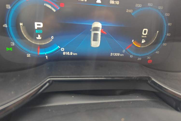 Used GAC Trumpchi GS8 2020 390T Two-Wheel Drive Luxury Smart Connectivity Version (7 Seats) Odometer Close Up