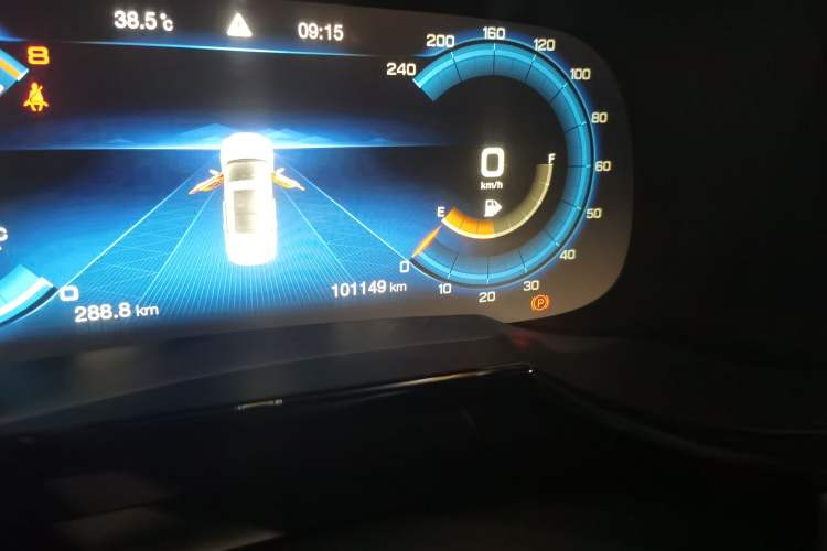 Used GAC Trumpchi GS8 2020 390T Two-Wheel Drive Luxury Smart Connectivity Commemorative Edition (7 Seats) Odometer Close Up