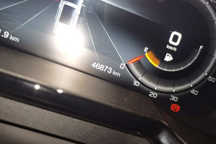 Used GAC Trumpchi GS8 2020 390T Two-Wheel Drive Luxury Smart Connectivity Version (7 Seats) Odometer Close Up