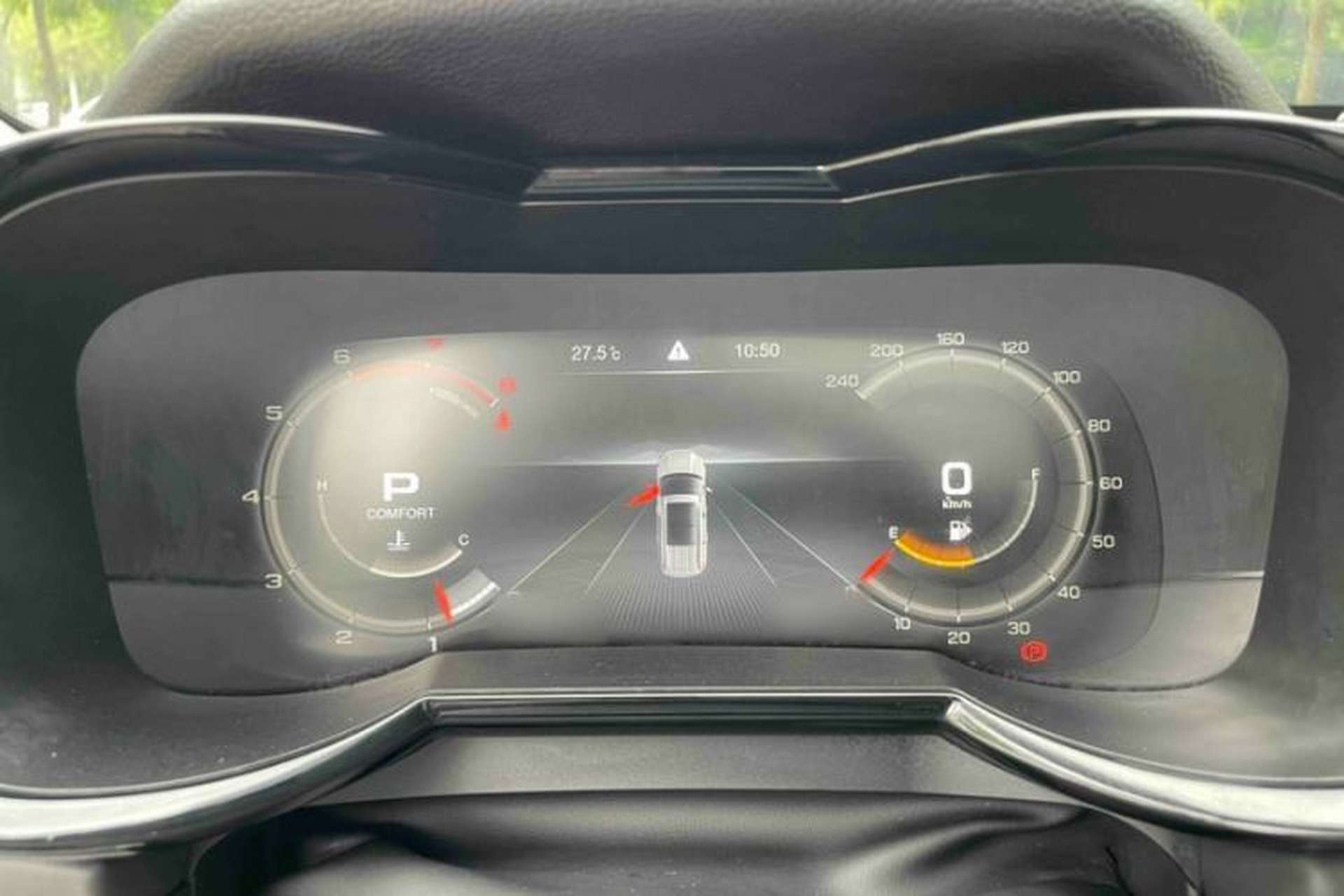 Used GAC Trumpchi GS8 2020 390T Two-Wheel Drive Luxury Smart Connectivity Version (7 Seats) Odometer Close Up