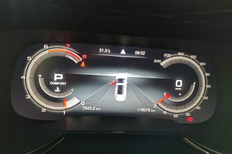 Used GAC Trumpchi GS8 2020 GS8S 390T Two-Wheel Drive Luxury Smart Connectivity Version Instrument Cluster