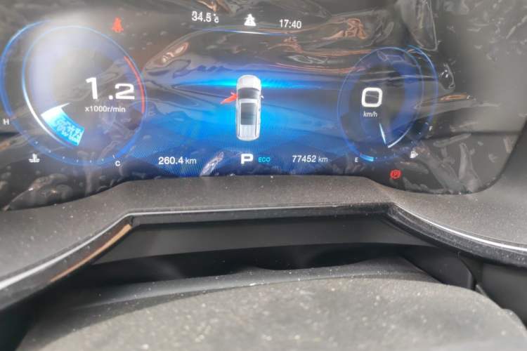 Used GAC Trumpchi GS8 2020 390T Two-Wheel Drive Luxury Smart Connectivity Version (7 Seats) Odometer Close Up