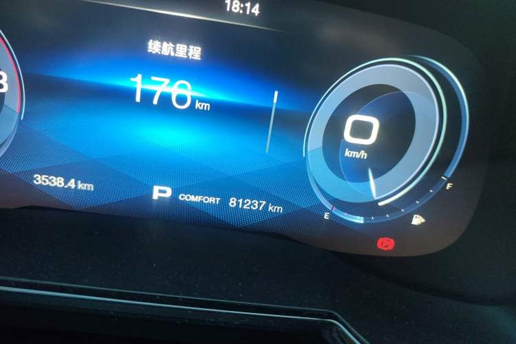 Used GAC Trumpchi GS8 2020 390T Two-Wheel Drive Luxury Smart Connectivity Version (7 Seats) Odometer Close Up
