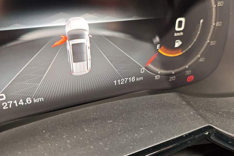 Used GAC Trumpchi GS8 2020 390T Two-Wheel Drive Luxury Smart Connectivity Version (7 Seats) Odometer Close Up