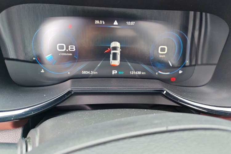 Used GAC Trumpchi GS8 2020 GS8S 390T Two-Wheel Drive Luxury Smart Connectivity Version Odometer Close Up