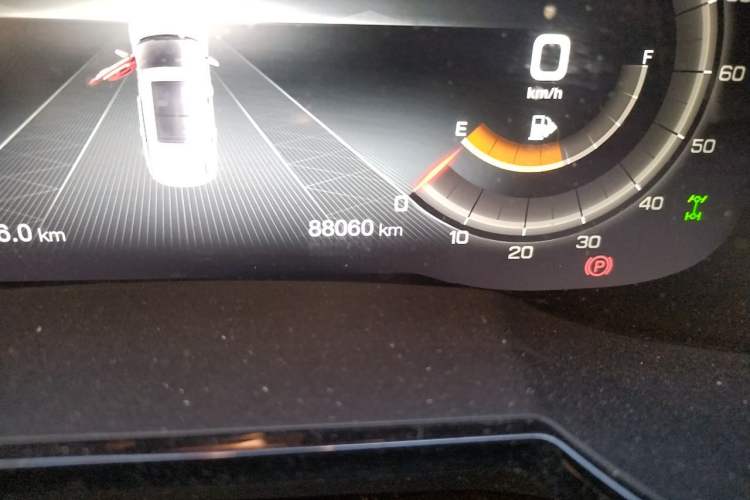 Used GAC Trumpchi GS8 2020 390T Four-Wheel Drive Luxury Smart Connect Edition (7 Seats) Odometer Close Up