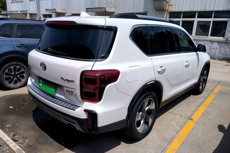 Used GAC Trumpchi GS8 2020 GS8S 390T Two-Wheel Drive Luxury Smart Connectivity Version Rear Right 45 Deg