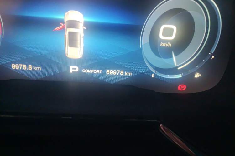 Used GAC Trumpchi GS8 2021 390T Two-Wheel-Drive Dark Knight Edition Odometer Close Up