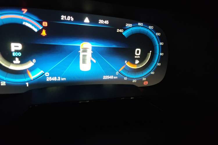 Used GAC Trumpchi GS8 2021 390T Two-Wheel Drive Luxury Smart Connect & Drive Edition (7 Seats) Odometer Close Up