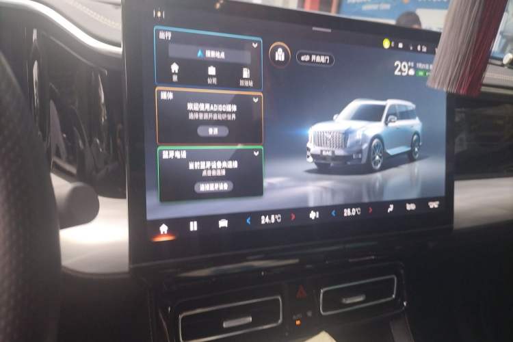 Used GAC Trumpchi GS8 2022 LINGHANG Series 2.0 TGDI Two-Wheel-Drive Luxury Edition (7 Seats) Audio And AC Panel