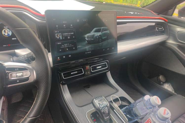 Used GAC Trumpchi GS8 2022 Flagship Series 2.0 TGDI Four-Wheel Drive Luxury Smart Connectivity Version (7 Seats) Audio And AC Panel