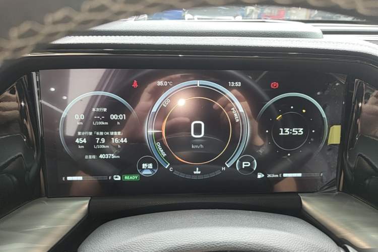 Used GAC Trumpchi GS8 2022 Double-Energy Series 2.0TM Four-Wheel Drive Premium Edition (7 Seats) Instrument Cluster