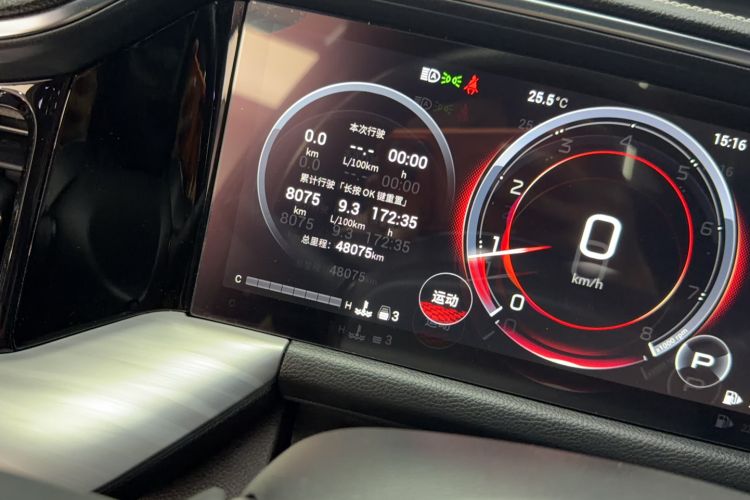 Used GAC Trumpchi GS8 2022 LINGHANG Series 2.0 TGDI Two-Wheel-Drive Luxury Edition (7 Seats) Odometer Close Up