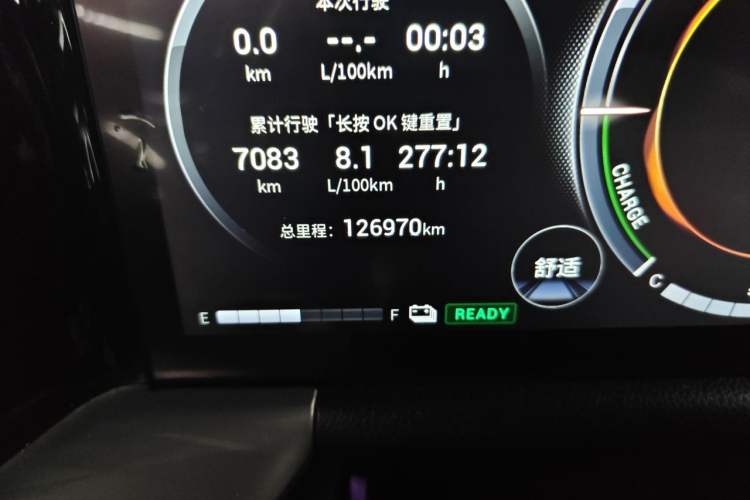 Used GAC Trumpchi GS8 2022 Double-Energy Series 2.0TM Four-Wheel Drive Premium Edition (7 Seats) Odometer Close Up