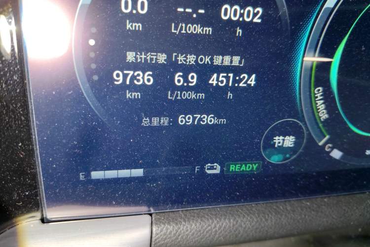 Used GAC Trumpchi GS8 2022 Dual-Engine Series 2.0TM Two-Wheel Drive Prestige Edition (7 Seats) Odometer Close Up