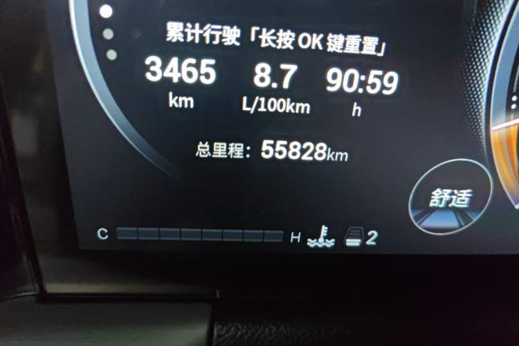 Used GAC Trumpchi GS8 2022 Flagship Series 2.0 TGDI Two-Wheel-Drive Prestige Edition (7 Seats) Odometer Close Up