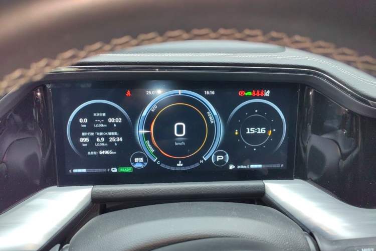 Used GAC Trumpchi GS8 2022 Double-Energy Series 2.0TM Four-Wheel Drive Premium Edition (7 Seats) Instrument Cluster