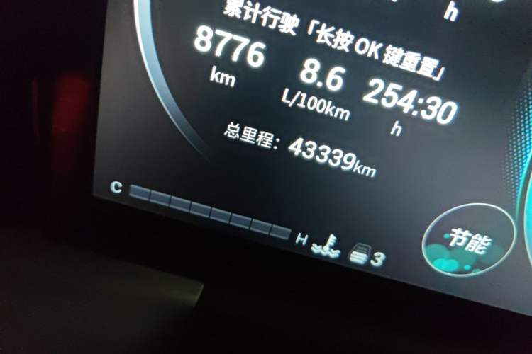 Used GAC Trumpchi GS8 2022 Flagship Series 2.0 TGDI Two-Wheel-Drive Prestige Edition (7 Seats) Odometer Close Up