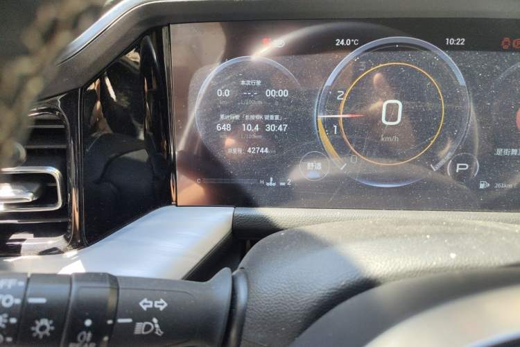 Used GAC Trumpchi GS8 2022 Linghang Series 2.0 TGDI Two-Wheel-Drive Luxury Smart Connectivity Version (7 Seats) Odometer Close Up