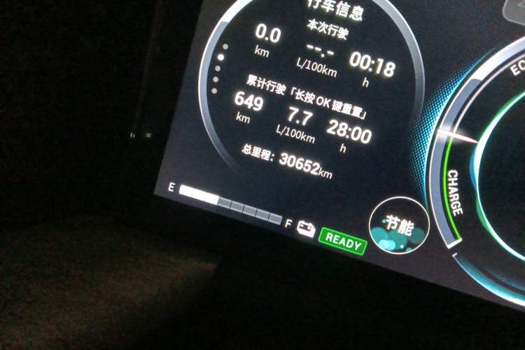 Used GAC Trumpchi GS8 2022 Dual-Engine Series 2.0TM Two-Wheel Drive Prestige Edition (7 Seats) Odometer Close Up