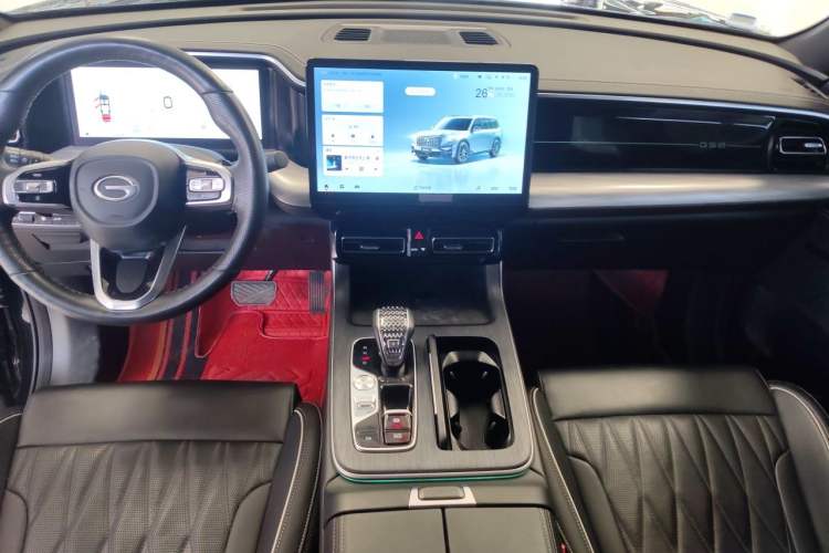 Used GAC Trumpchi GS8 2024 Linghang Series 2.0 TGDI Two-Wheel Drive Luxury Smart Connectivity Version Audio And AC Panel