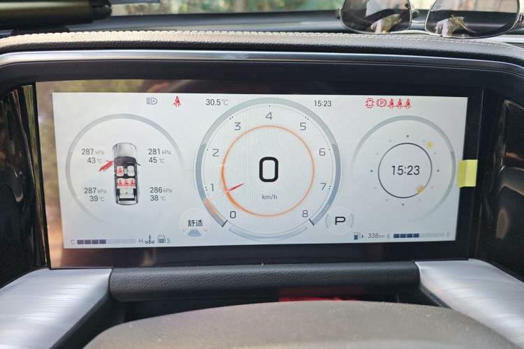 Used GAC Trumpchi GS8 2024 Linghang Series 2.0 TGDI Two-Wheel Drive Luxury Smart Connectivity Version Instrument Cluster