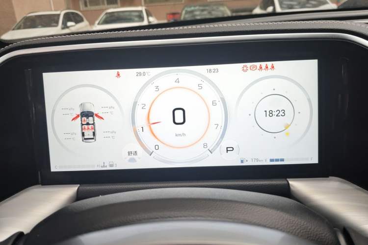 Used GAC Trumpchi GS8 2024 Linghang Series 2.0 TGDI Two-Wheel Drive Luxury Smart Connectivity Version Instrument Cluster