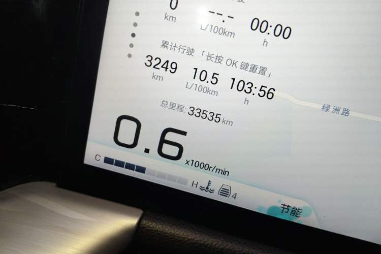 Used GAC Trumpchi GS8 2024 Linghang Series 2.0 TGDI Two-Wheel Drive Luxury Smart Connectivity Version Odometer Close Up