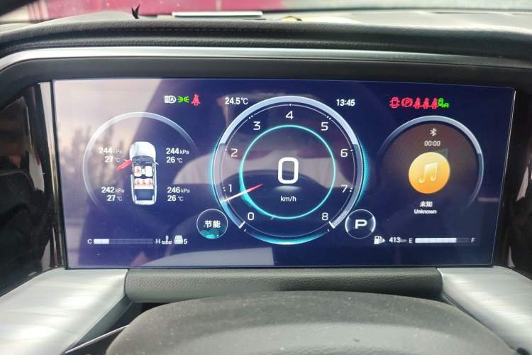 Used GAC Trumpchi GS8 2025 Linghang Series 2.0 TGDI Two-Wheel-Drive Luxury Edition 5 Seats Instrument Cluster