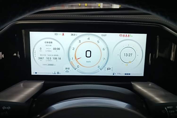 Used GAC Trumpchi GS8 2025 Linghang Series 2.0 TGDI Two-Wheel-Drive Luxury Edition 5 Seats Instrument Cluster