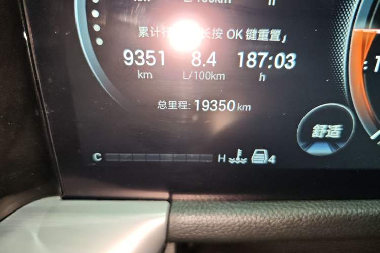 Used GAC Trumpchi GS8 2025 Linghang Series 2.0 TGDI Two-Wheel-Drive Luxury Edition 5 Seats Odometer Close Up
