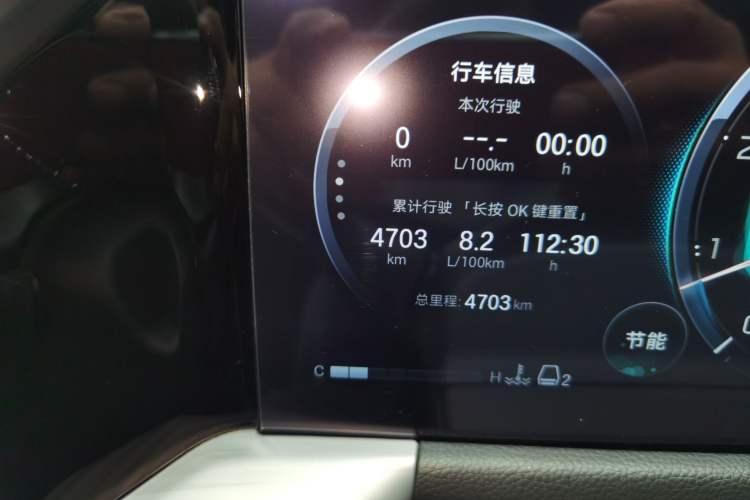 Used GAC Trumpchi GS8 2025 Linghang Series 2.0 TGDI Two-Wheel-Drive Luxury Edition 5 Seats Odometer Close Up